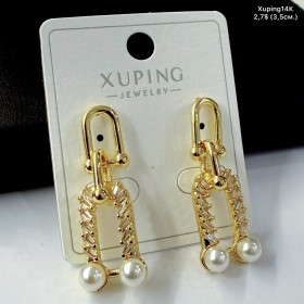 Сережки Xuping14К 10883 (3.5см)